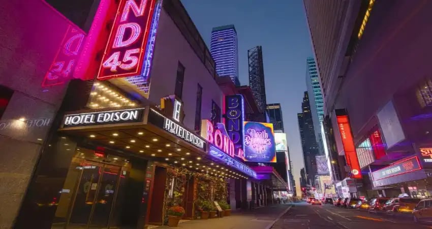 Hotel Edison Times Square view 2