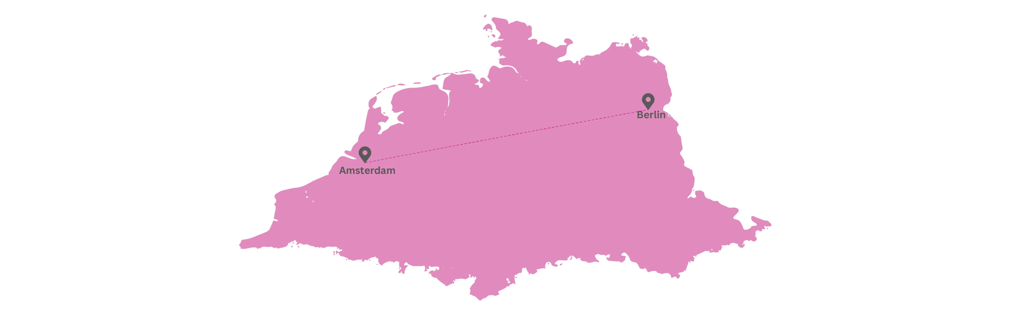 Route overview map