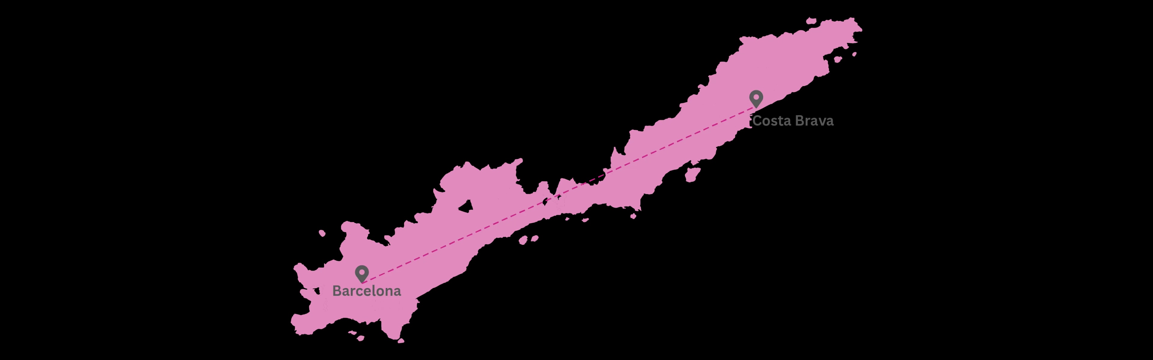 Route overview map