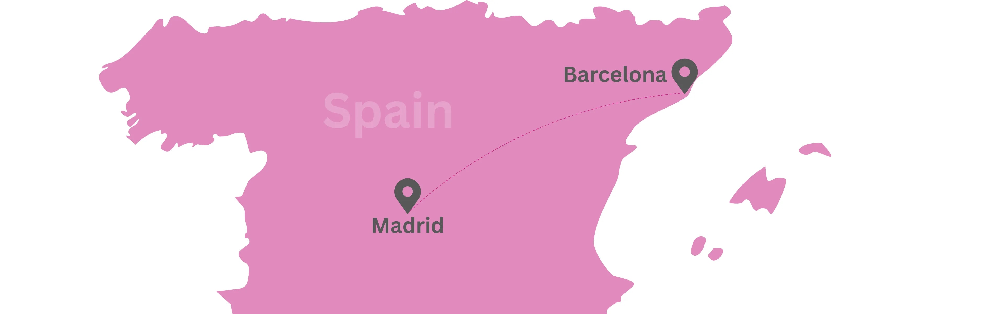 Route overview map