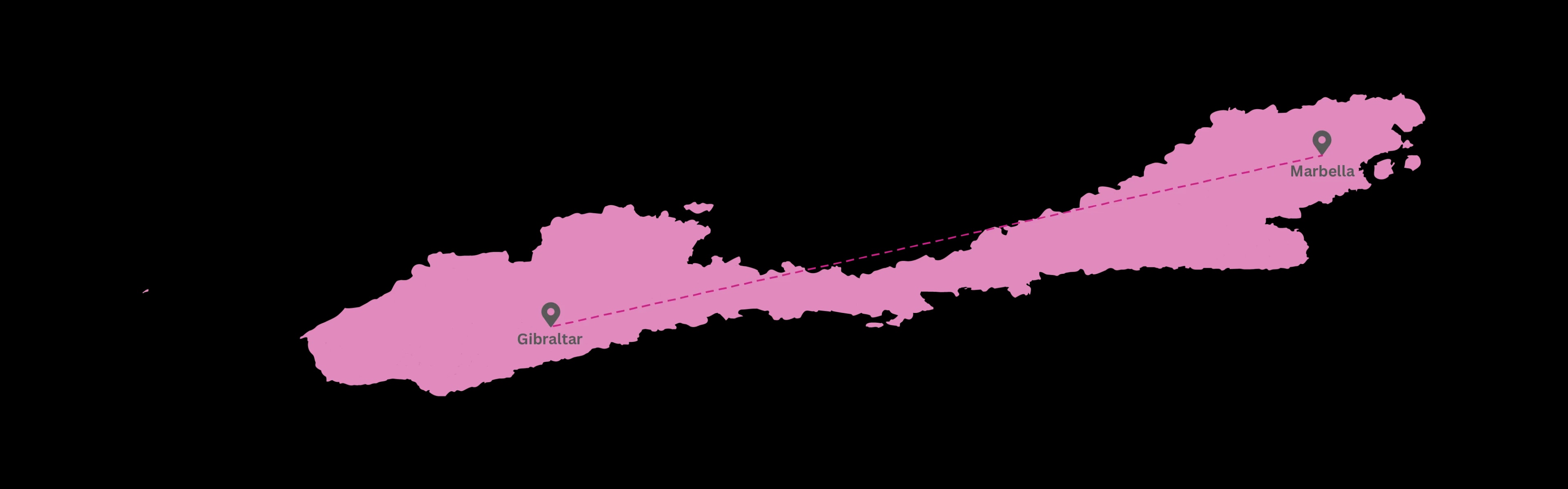 Route overview map