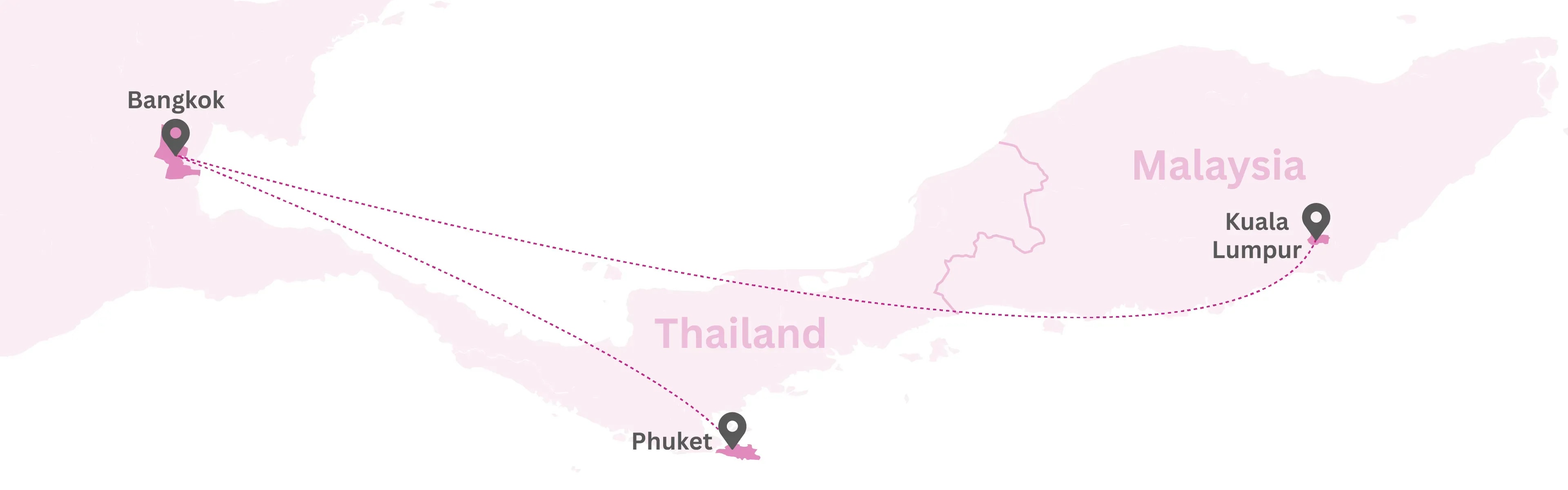 Route overview map