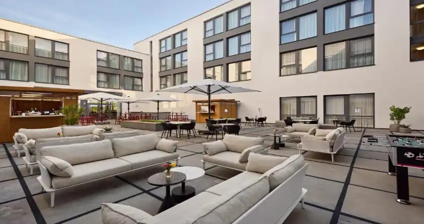 Stay in a stylish and contemporary hotel in Munsbach, with excellent connections to Luxembourg City and Luxembourg Airport. view 2
