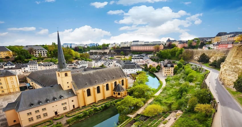 Stay in a stylish and contemporary hotel in Munsbach, with excellent connections to Luxembourg City and Luxembourg Airport. main view