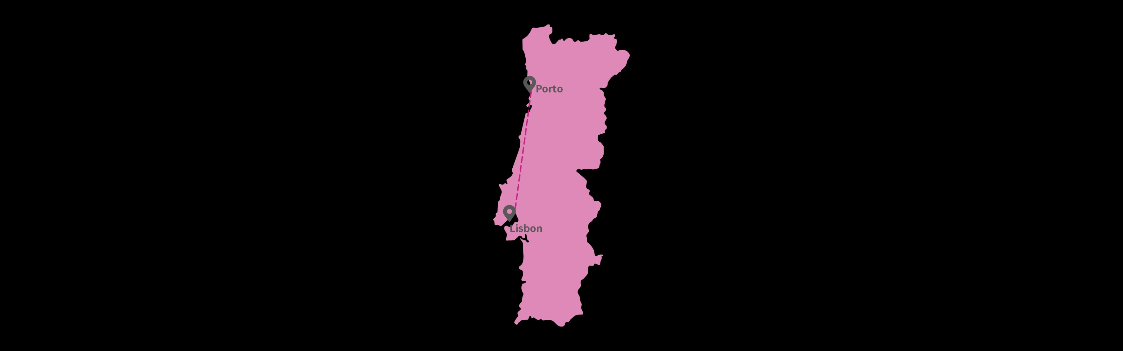 Route overview map