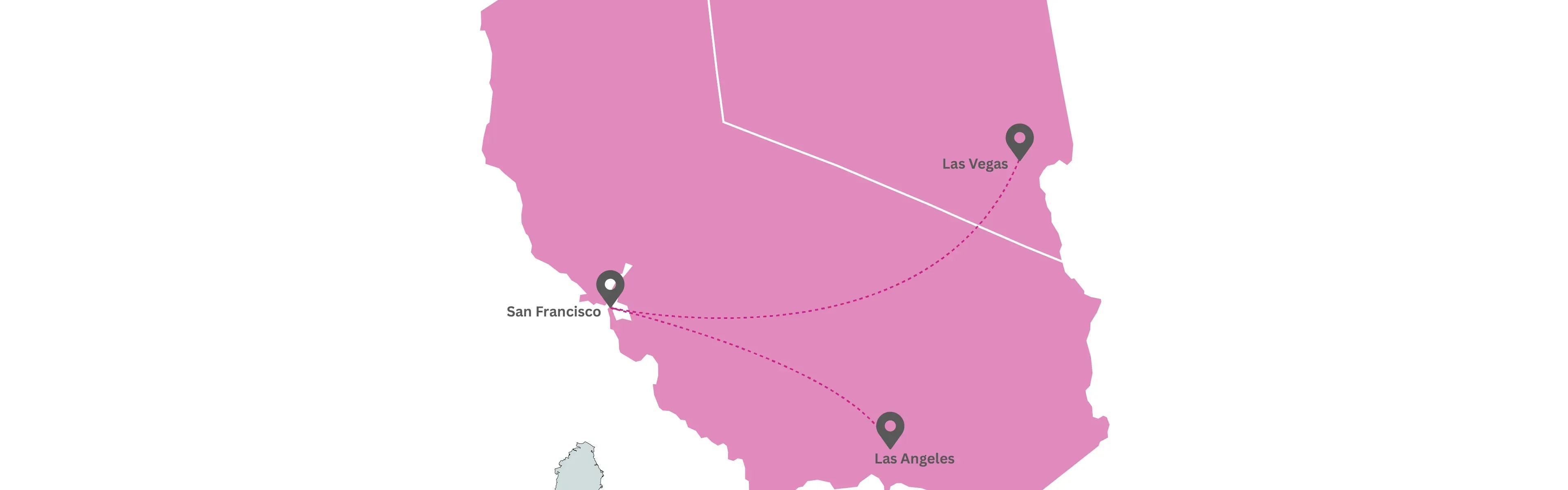 Route overview map