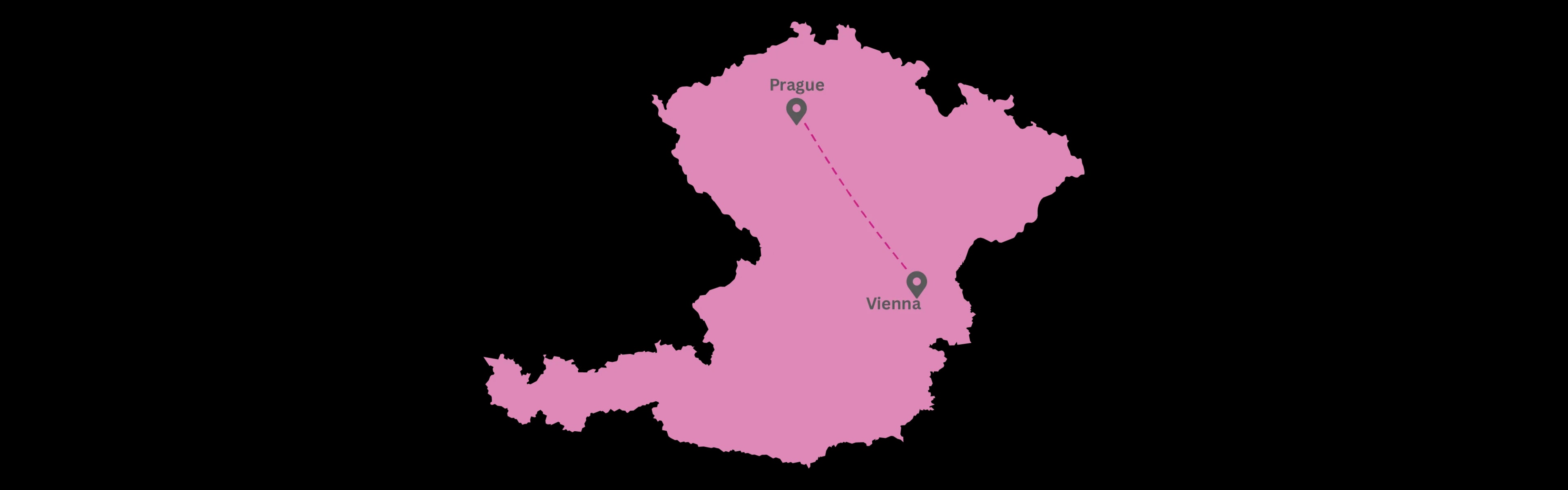 Route overview map