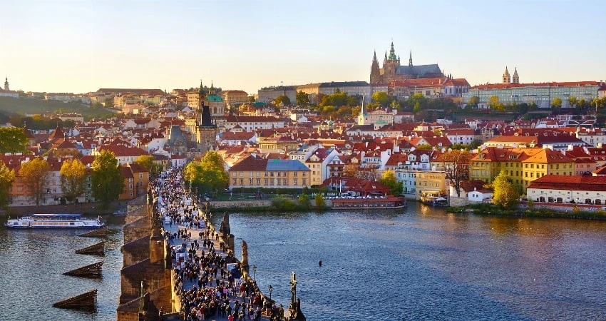 Castles, Culture & Coffee Houses: Prague & Vienna featuring Charles Bridge & Schönbrunn Palace main view