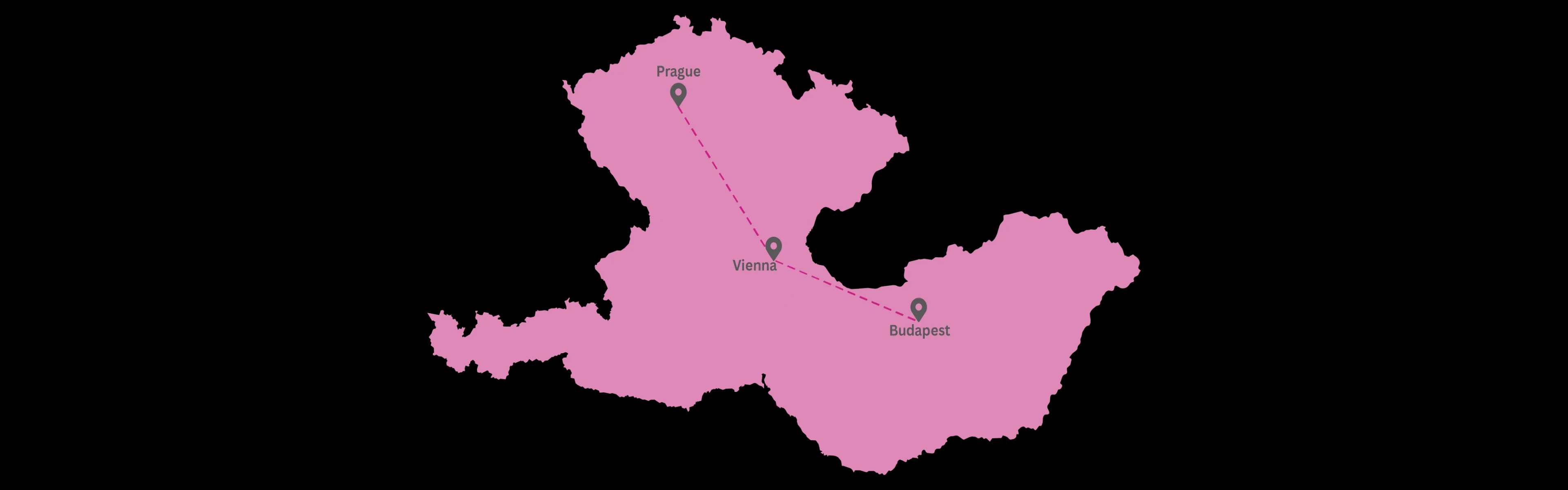 Route overview map