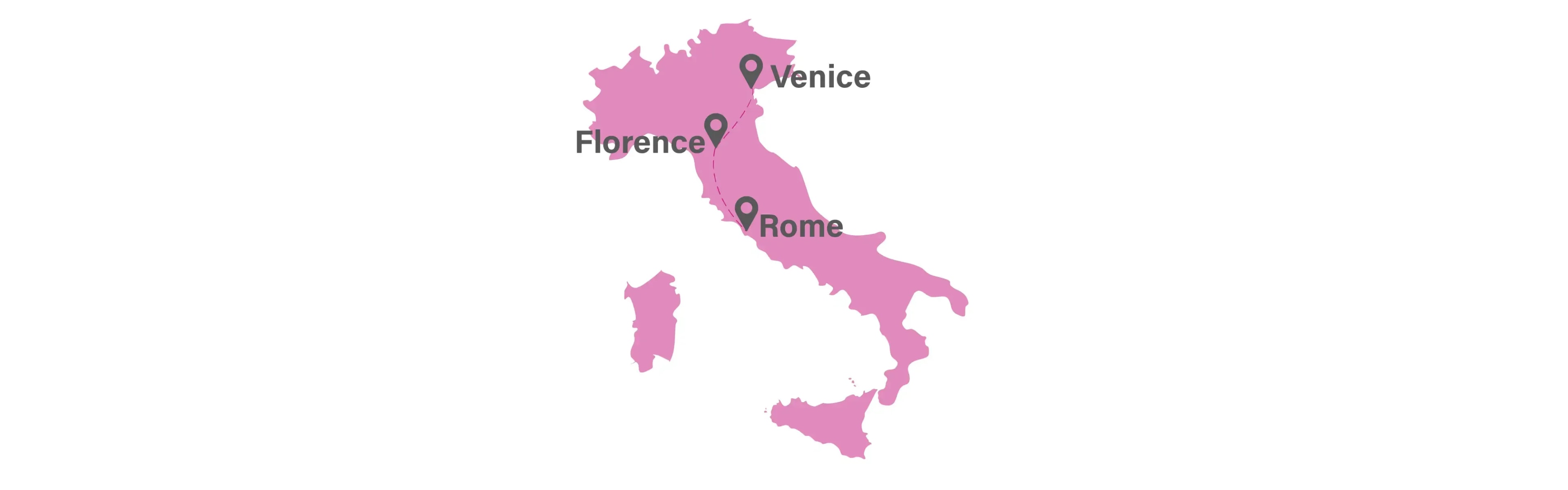 Route overview map
