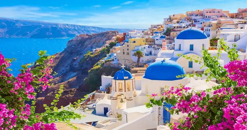 Greek Islands Hopping: Santorini & Mykonos - Iconic Sunsets, Whitewashed Villages & Aegean Charm main view