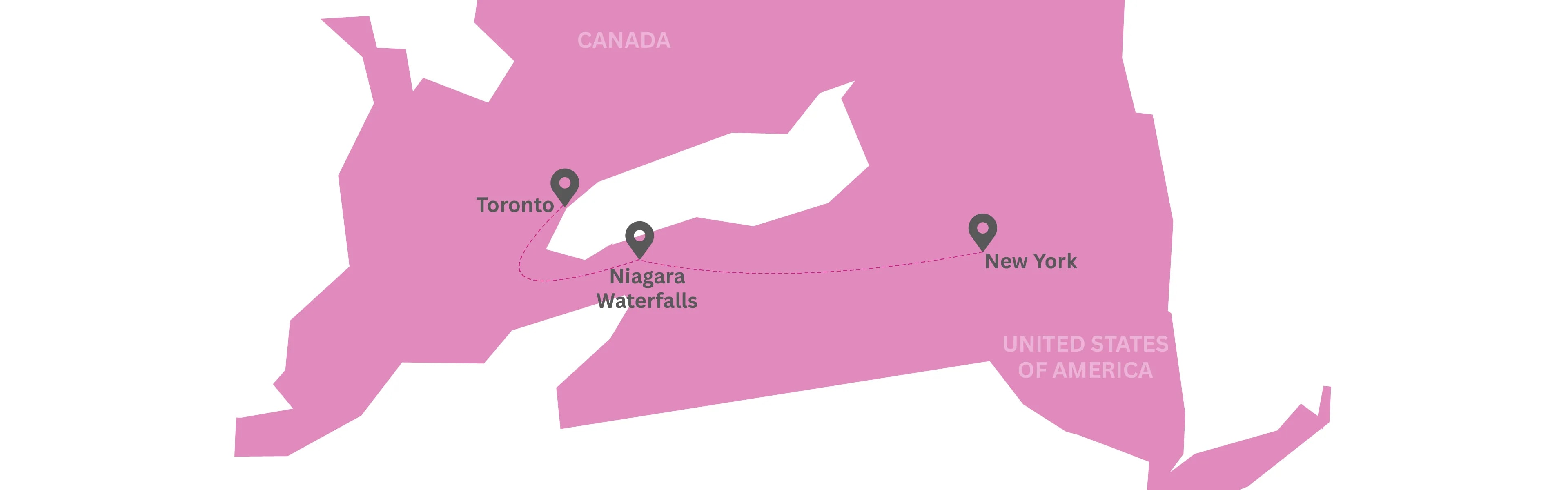 Route overview map