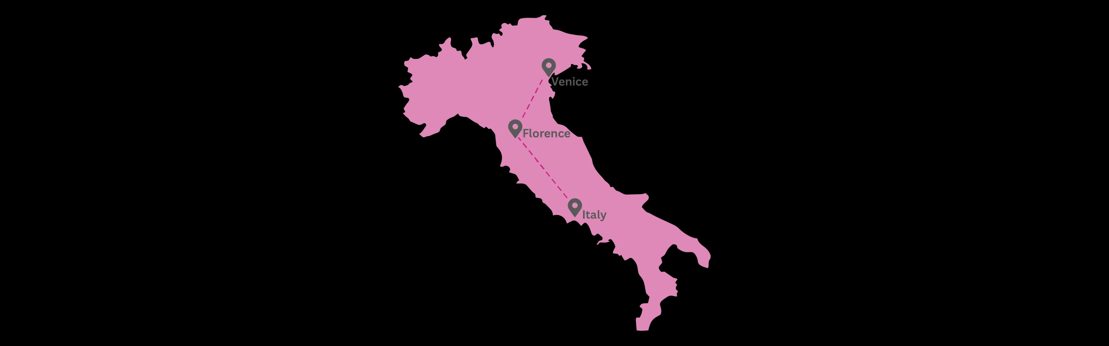 Route overview map