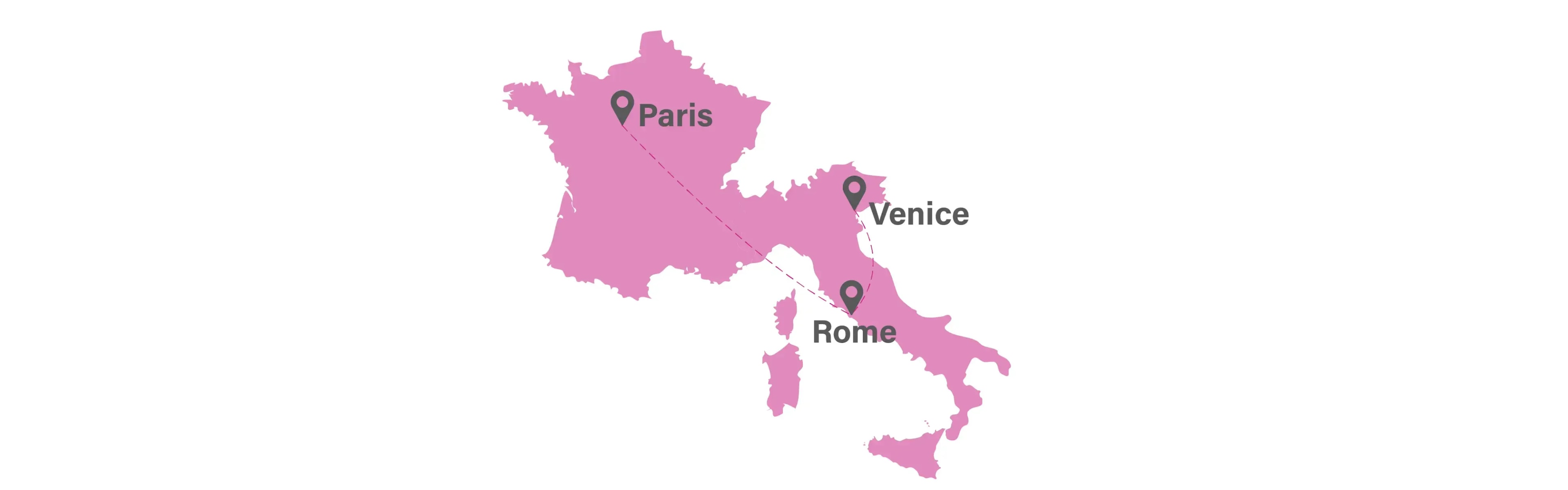 Route overview map